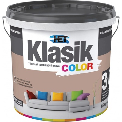 Het klasik color 0257 hnedý orechový 1,5kg