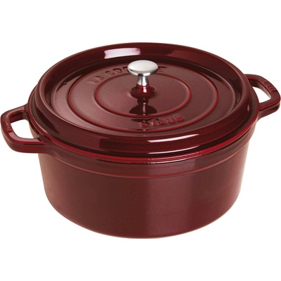 Staub Hrniec okrúhly 28 cm 6,7 l vínový