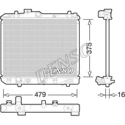 Chladič vody pro motor DENSO DRM47028