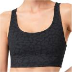 Mandala Дамски спортен сутиен Mandala Women's Sports Bra Printed Sports bra - Leo Black (114-3846-0212)