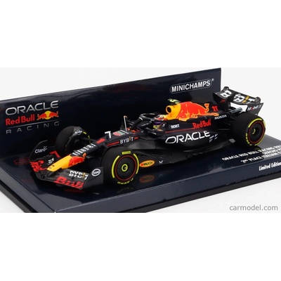 Minichamps Red bull F1 Rb19 Team Oracle Red Bull Racing N 11 2nd Monza Italy Gp 2023 Sergio Perez Matt Blue 1:43