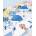Norimpex - Puzzle Diamant painting: Blue roofs in Santorini 30x40cm - 1 - 39 piese