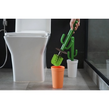 Qualy WC kefa Qual Cacbrush oranžový-zelený QL10279-OR