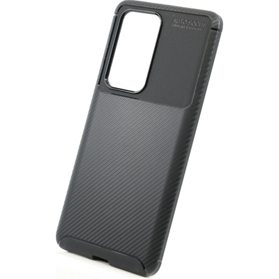 Bomba Mäkký obal carbon look pre Huawei - čierny Model Huawei: P40 Pro