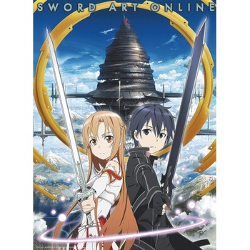 GB eye Мини плакат GB eye Animation: Sword Art Online - Asuna & Kirito Aincrad (ABYDCO752)