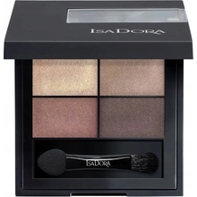 IsaDora Eye Shadow Quartet paletka očných tieňov 10 Boho Browns 3,5 g