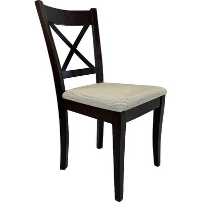 ЕВРОМАР Трапезен стол rio венге/бежов