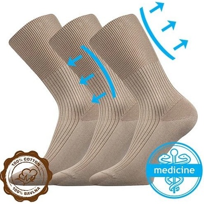 Zdravotní ponožky ZDRAVAN béžová
