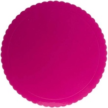 Podložka pod dort fuchsiová 25cm Dekora
