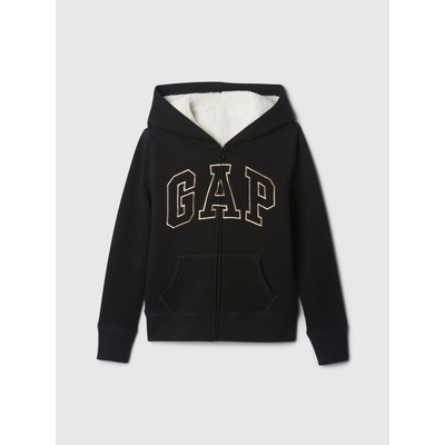 GAP Бебешки суитшърт от шерпа с логото на GAP GAP | Cheren | Момичешки | 104/110