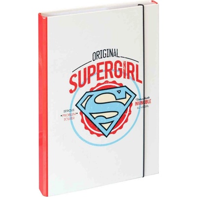 BAAGL Desky na školní sešity A4 Supergirl