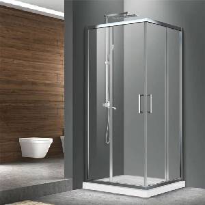 Fluminia Душ кабина Mediterraneo Hector квадратна с плъзгащи се врати 90x90 хром (S02RE02 90X200)