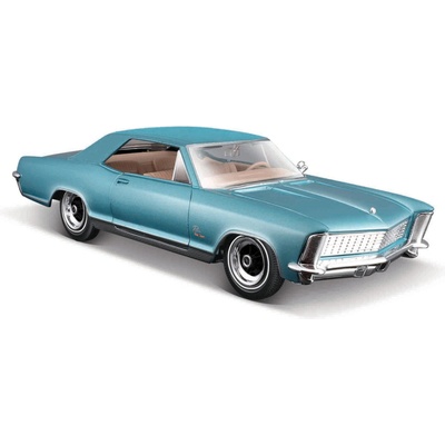 Maisto 1965 Buick Riviera metal modrá 1:26