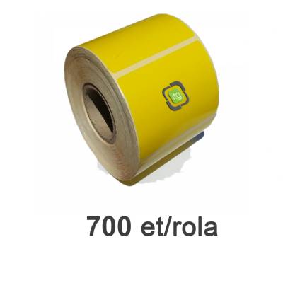 ZINTA Ролка полугланцови етикети zinta 100х70мм жълта, 700 ет. /ролка (100x70x700-sgp-yel)
