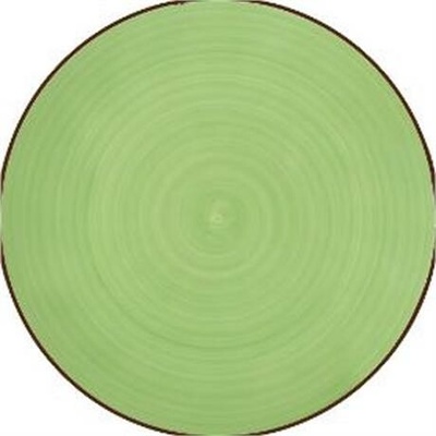 Lamart LT9085 keramický mělký talíř Happy 26,8 cm zelená