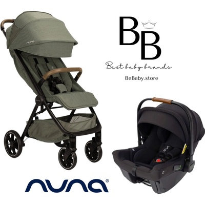 Nuna Set Sport TRVL lx a autosedačky Pipa URBN TRVL™ lx pine 2025