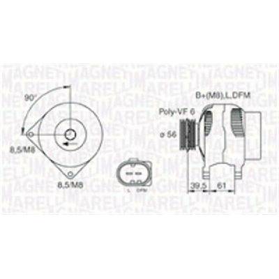 Generátor MAGNETI MARELLI 063731394010