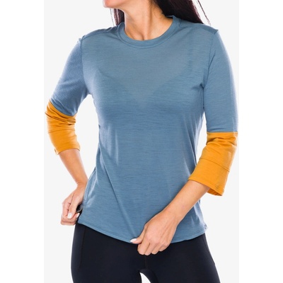 Patagonia Merino 3/4 Sleeve Bike utility blue dámské