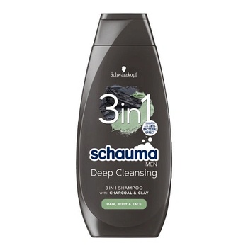 Schauma charcoal and clay Шампоан 3в1 , 400мл (284690)
