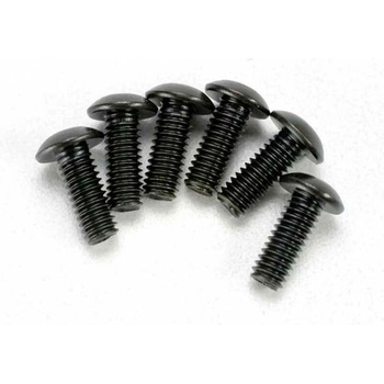 Traxxas Болтове Traxxas Screws, 4x12mm button-head machine (hex drive) (6), TRX3937 (TRX3937)