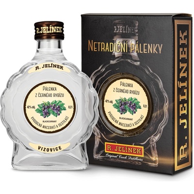 Rudolf Jelínek ČIERNA RÍBEZĽA NETRADIČNÁ 42% 0,2 l (čistá fľaša)