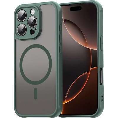 Techsuit Калъф Techsuit HaloFrost II MagSafe за Apple iPhone 11 - Зелен KP38101 (38101)