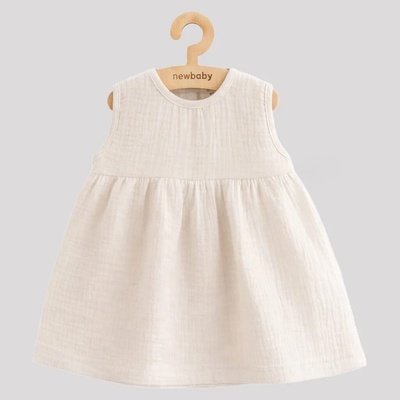 Kojenecké mušelínové šaty New Baby Ella linen – Hledejceny.cz