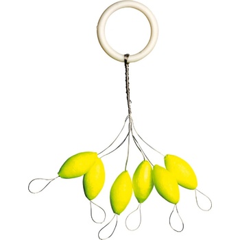 Iron Trout plavák Leuchtpilot oválny žltý 8 x 18 mm