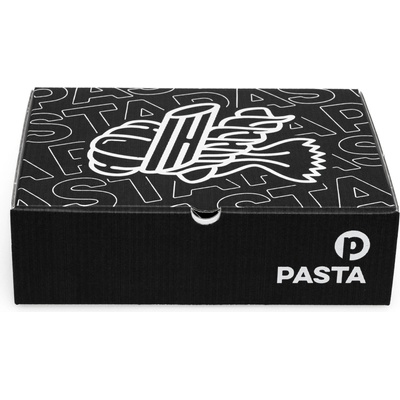 Exxprespack obal na cestoviny 20,2x16x6 čierna