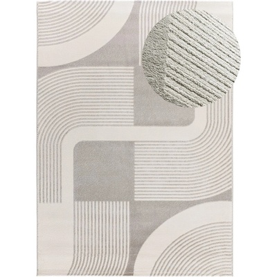 Universal Килим в светлосиво и слонова кост 133x190 cm Flora - Universal (50813)