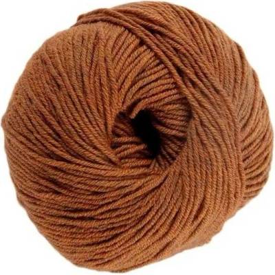 100% vlněná příze merino WOOLLY od DMC 50g, rezavý tvíd