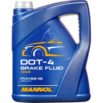 Mannol Brake Fluid DOT 4 5 l – Zboží Mobilmania
