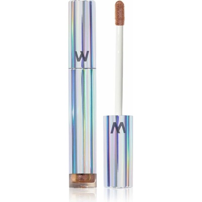 Wonderskin Wonder Blading Top Gloss lesk na pery s trblietkami Gold Glitter 4 ml