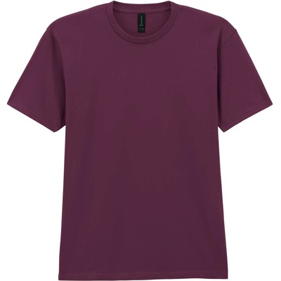 Gildan Softstyle unisex tričko midweight kaštanová