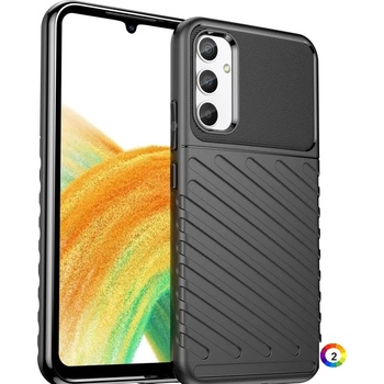 Image 1 of Samsung Galaxy A34 5G Удароустойчив Twill Texture Калъф и Протектор