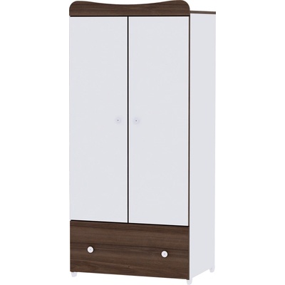 Lorelli Classic ГАРДЕРОБ exclusive БЯЛО/ОРЕХ (10170120026)