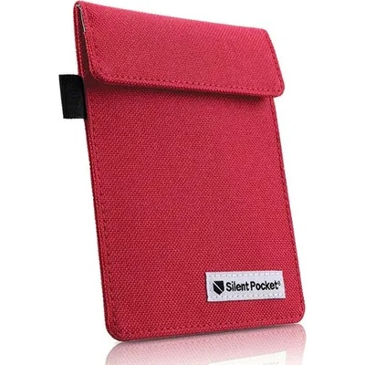 Silent pocket Калъф/протектор за автомобилен ключ (за автомобили с безключово запалване) Silent Pocket, червен (SPS-FGRC)