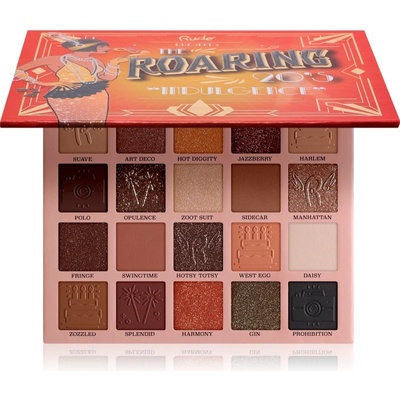 Rude Cosmetics The Roaring 20's палитра сенки за очи цвят Indulgence 24 гр