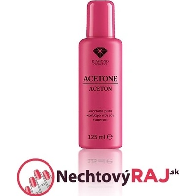 Diamond Cosmetics odstraňovač gél laku Aceton Semilac 125 ml