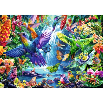 Image 1 of Trefl - Puzzle Tropical Hummingbirds - 1 000 piese