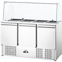 Royal Catering Saladeta - se skleněnou nástavbou- RCLK-W368