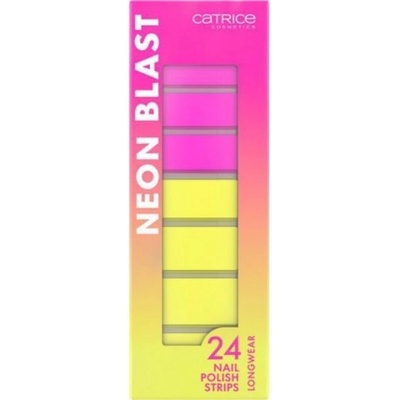 Catrice Neon Blast Nail Polish Strips 010 Neon fólie na nehty 24 ks