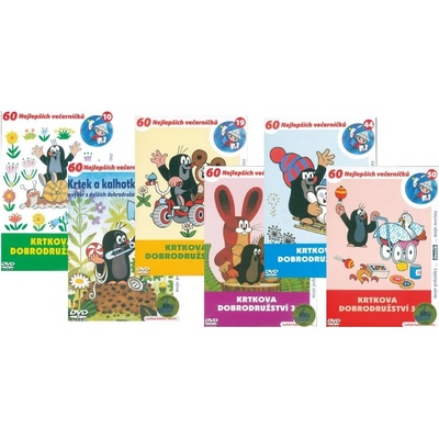 Krtkova dobrodružství 1-5, Krtek a kalhotky DVD