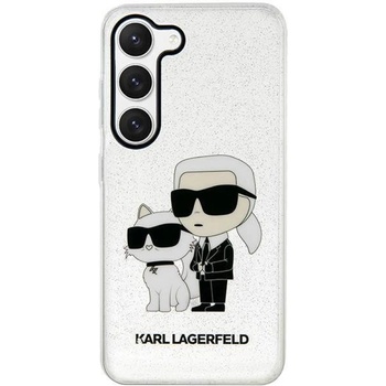 Image 1 of KARL LAGERFELD Гръб Karl Lagerfeld IML Glitter Karl and Choupette NFT Case за Samsung Galaxy S23 - Прозрачен