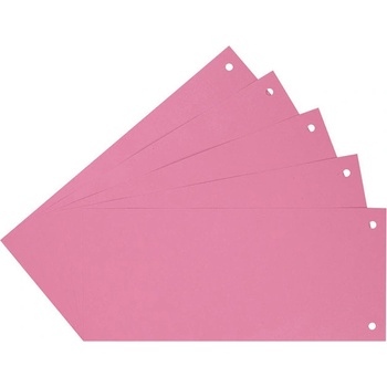 Office Point Разделител картон хориз Office Point 100 бр. роз (1302013-05-3890010-17)