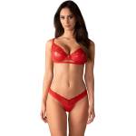 Obsessive Aliosa 2-pcs Set Red XXL/3XL