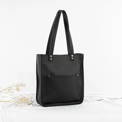 Ammyla kožená kabelka Vera style čierna adria Crossbody s popruhom
