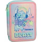 GIM Ученически несесер с пособия Gim - Stitch, Having a Blast, с 2 ципа (342-01100)