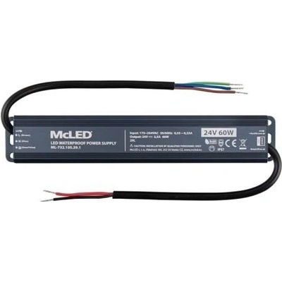 LED napájecí zdroj McLED 24VDC 2,5A 60W ML-732.095.45.1