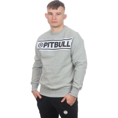 PitBull West Coast mikina POTOMAC šedý melír
